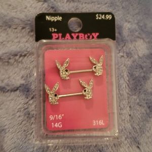 BRAND NEW Officially Licensed Playboy Nipple Rings